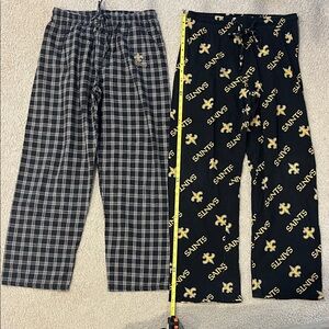 New Orleans Saints Pajama Pants Size M